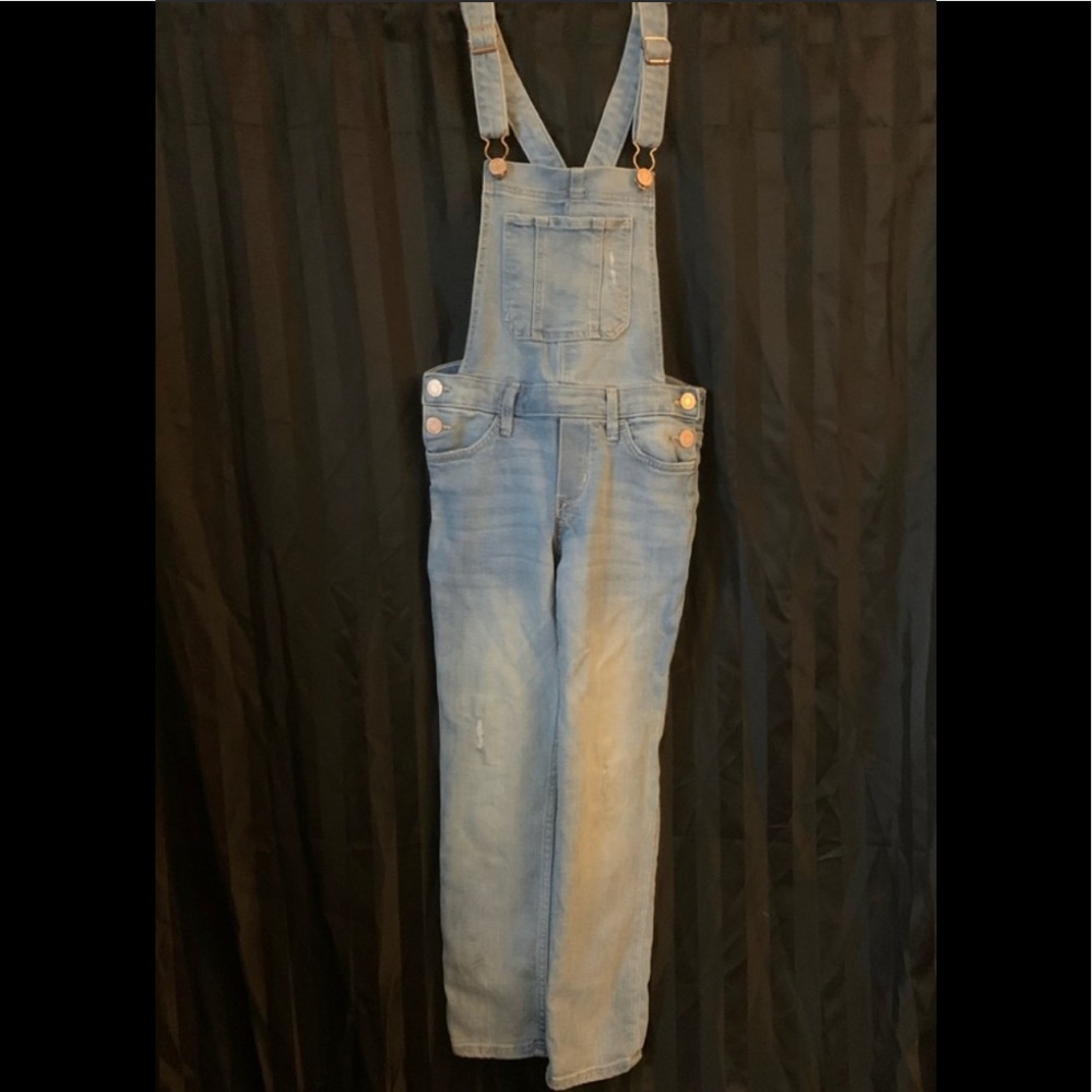 H&M Girls Relaxed Fit Overalls-Size 7/8